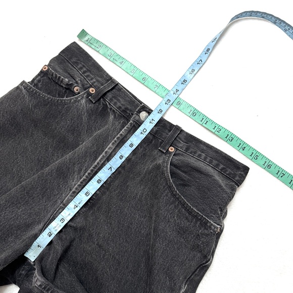 VINTAGE LEVI'S 901 France Made Mom Jeans High Waist tag 32x30 Measures 30x30 - Picture 11 of 12